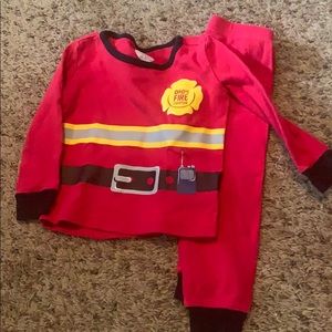 12-18months firefighter pajamas